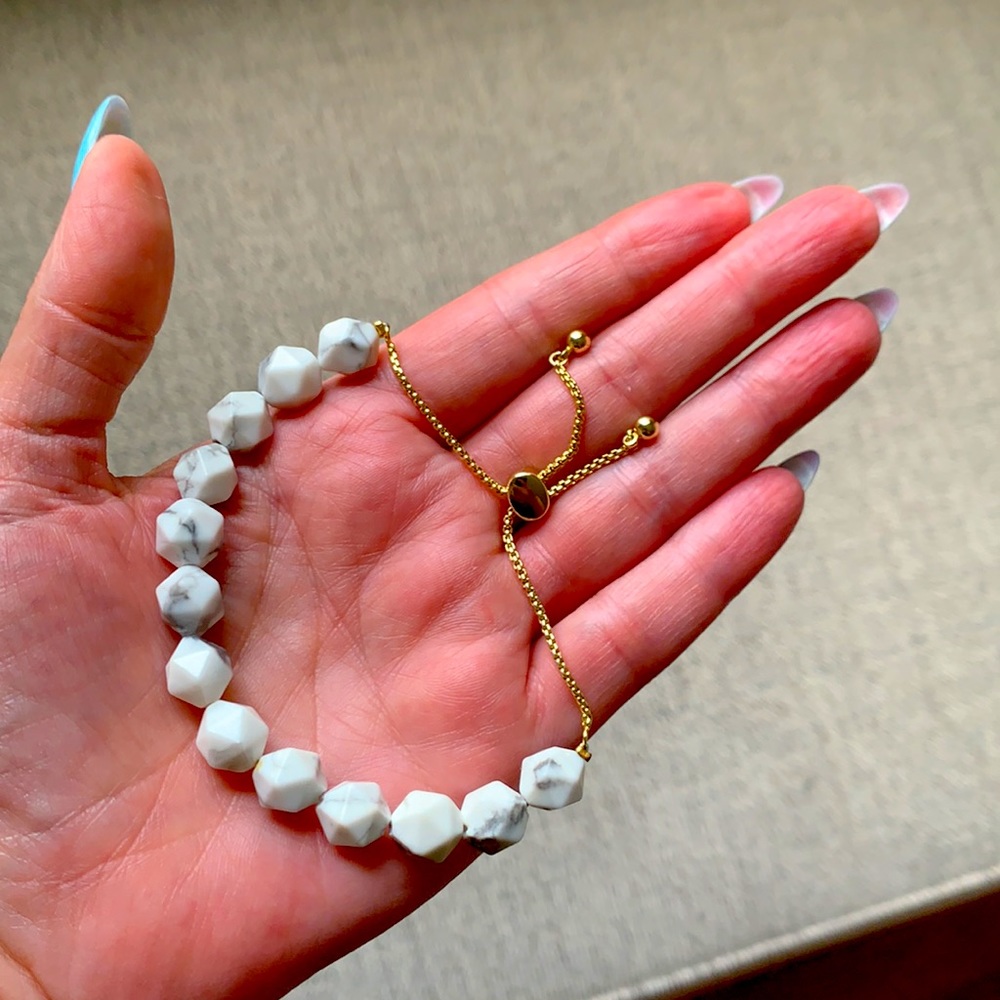 💎 healing gemstone bracelet, brand new